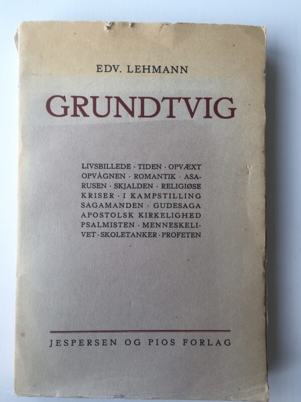 Køb "Grundtvig 1929" (forside)