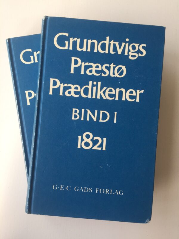 Køb "Grundtvigs Præstø Prædikener (i 2 bind) 1988" (forside)