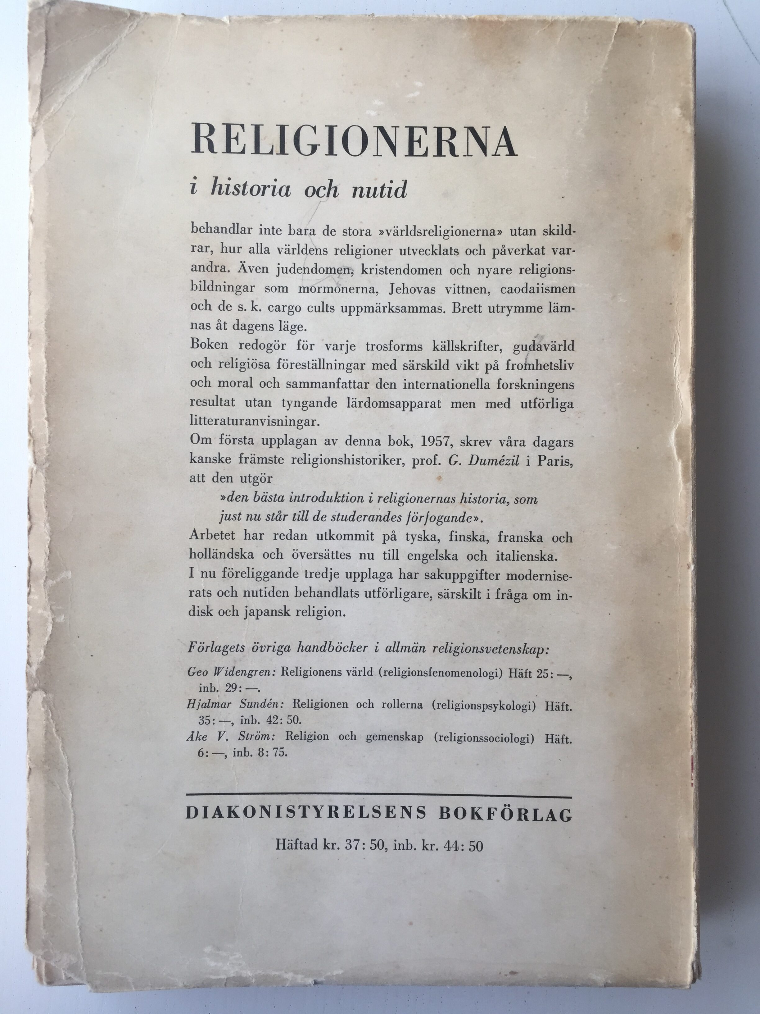 Køb "Religionerna i historia och nutid 1964" 2