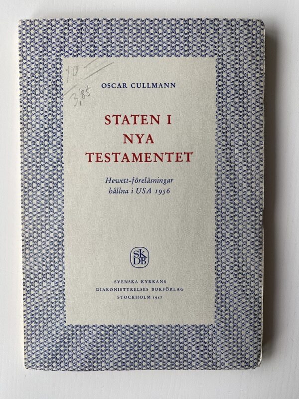 Køb "Staten i Nya Testamentet 1957" (forside)