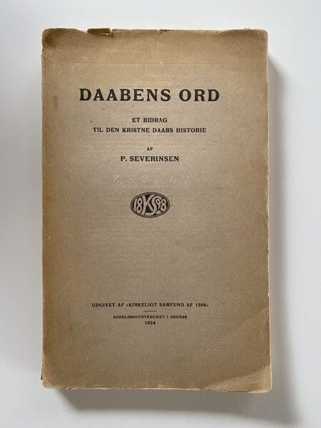 Køb "Daabens Ord 1924" (forside)